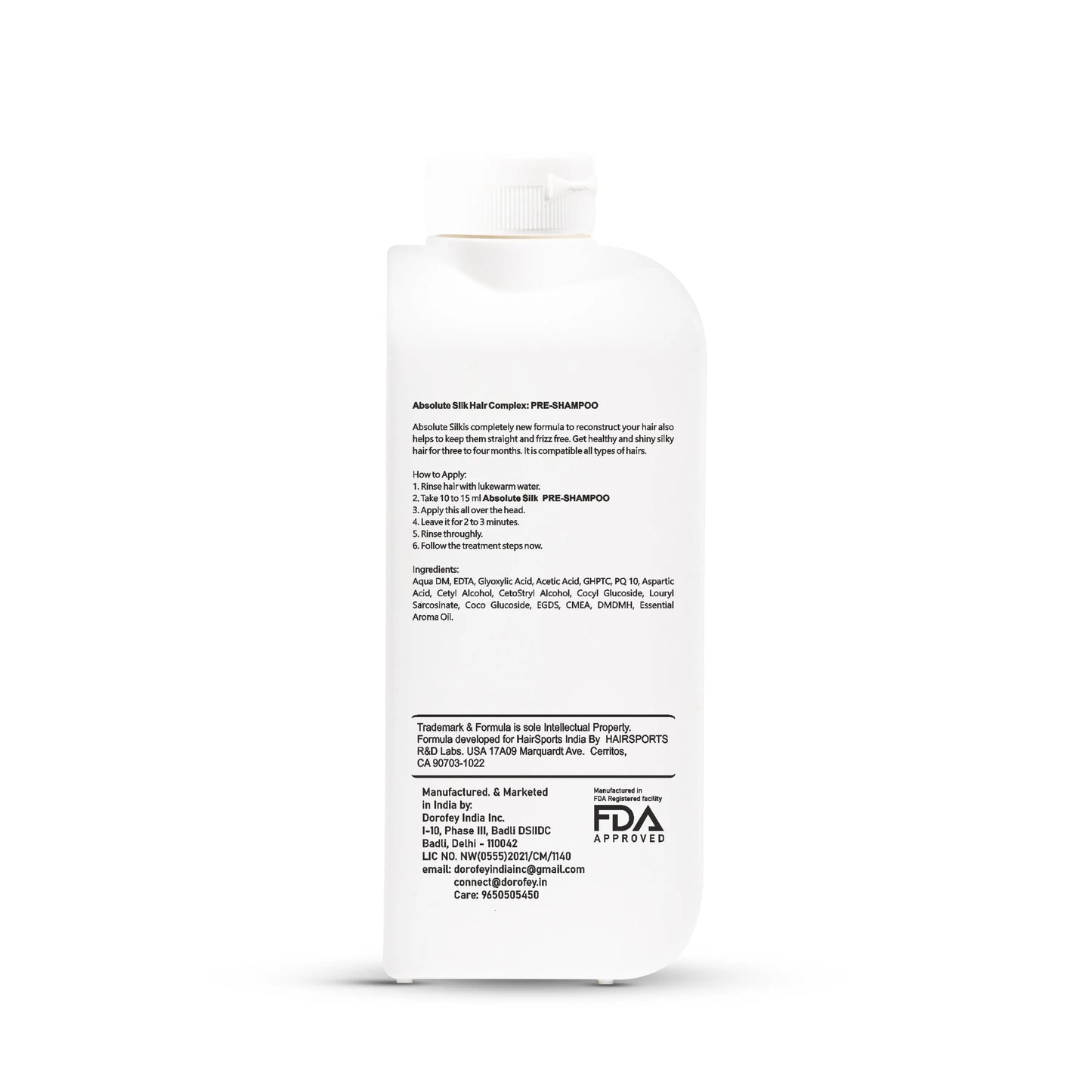 Absolute Silk Hair Complex: PRE-SHAMPOO - My Store